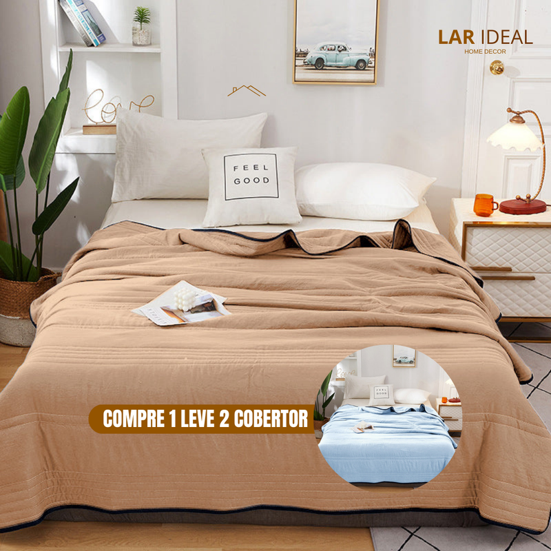 [COMPRE 1 LEVE 2] Cobertor de Seda Refrescante NudoDreams - (O cobertor que se ajusta à sua temperatura!)