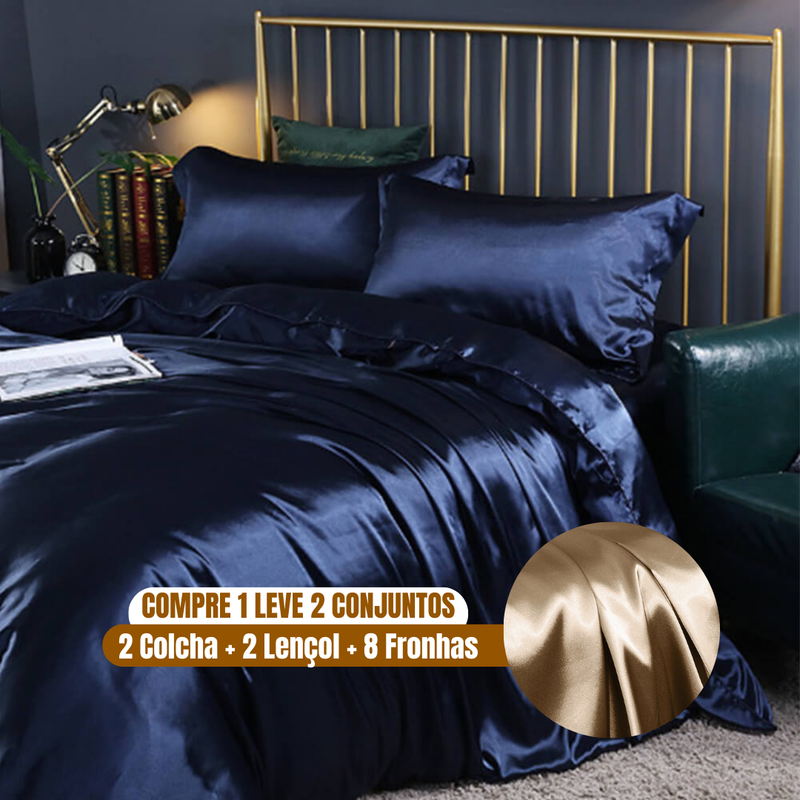 Colcha de Seda Gelada Luxurious Max
