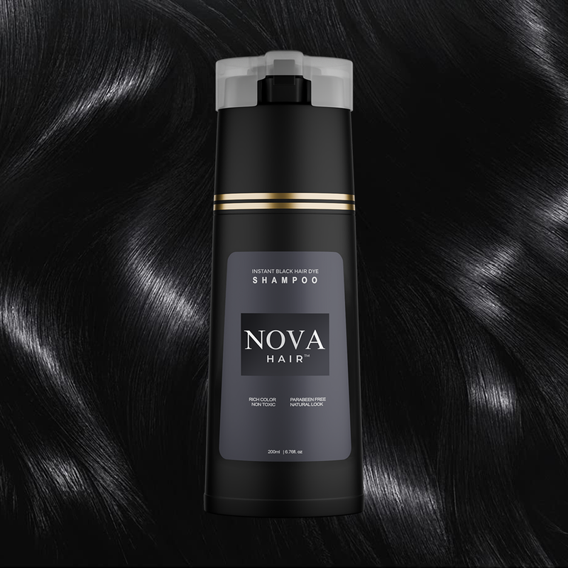 Nova Hair™ Instant Dye Shampoo Compre 1 Leve 2 + 2 Brindes: 2 Barra de Shampoo Tonifica e Realça a Cor