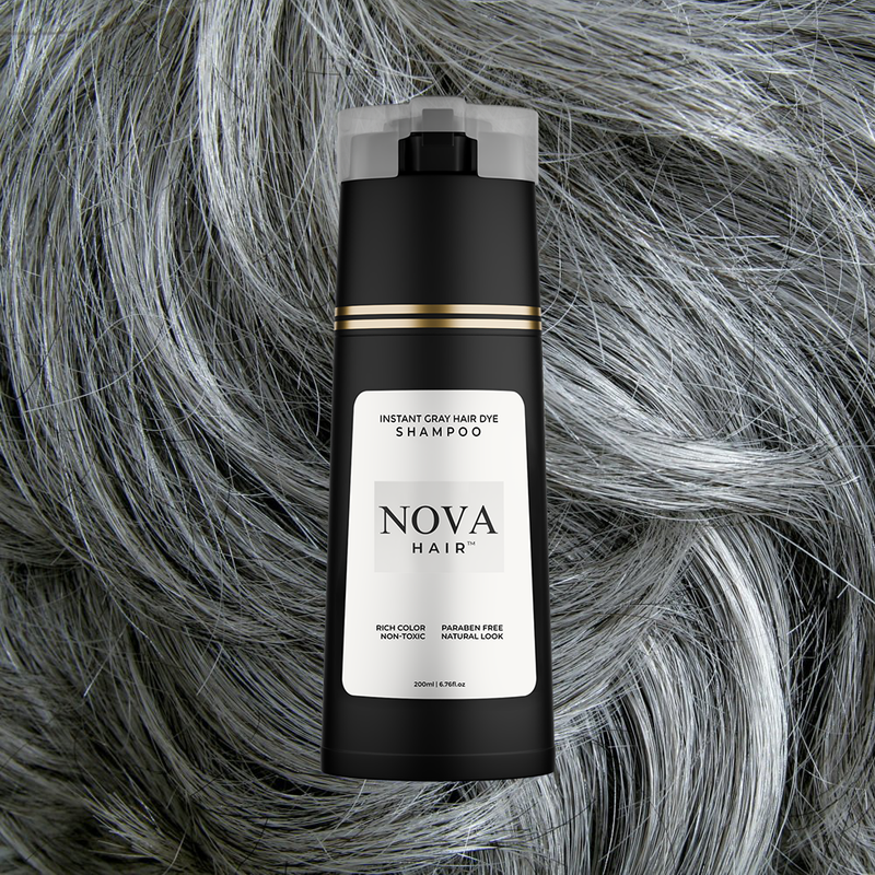Nova Hair™ Instant Dye Shampoo Compre 1 Leve 2 + 2 Brindes: 2 Barra de Shampoo Tonifica e Realça a Cor