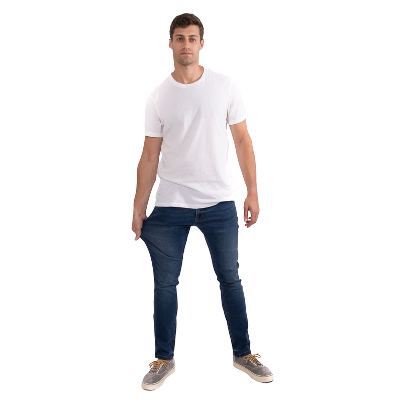 [COMPRE 1 LEVE 2] Calça Jeans - Slim Confort™ + Camisa branca