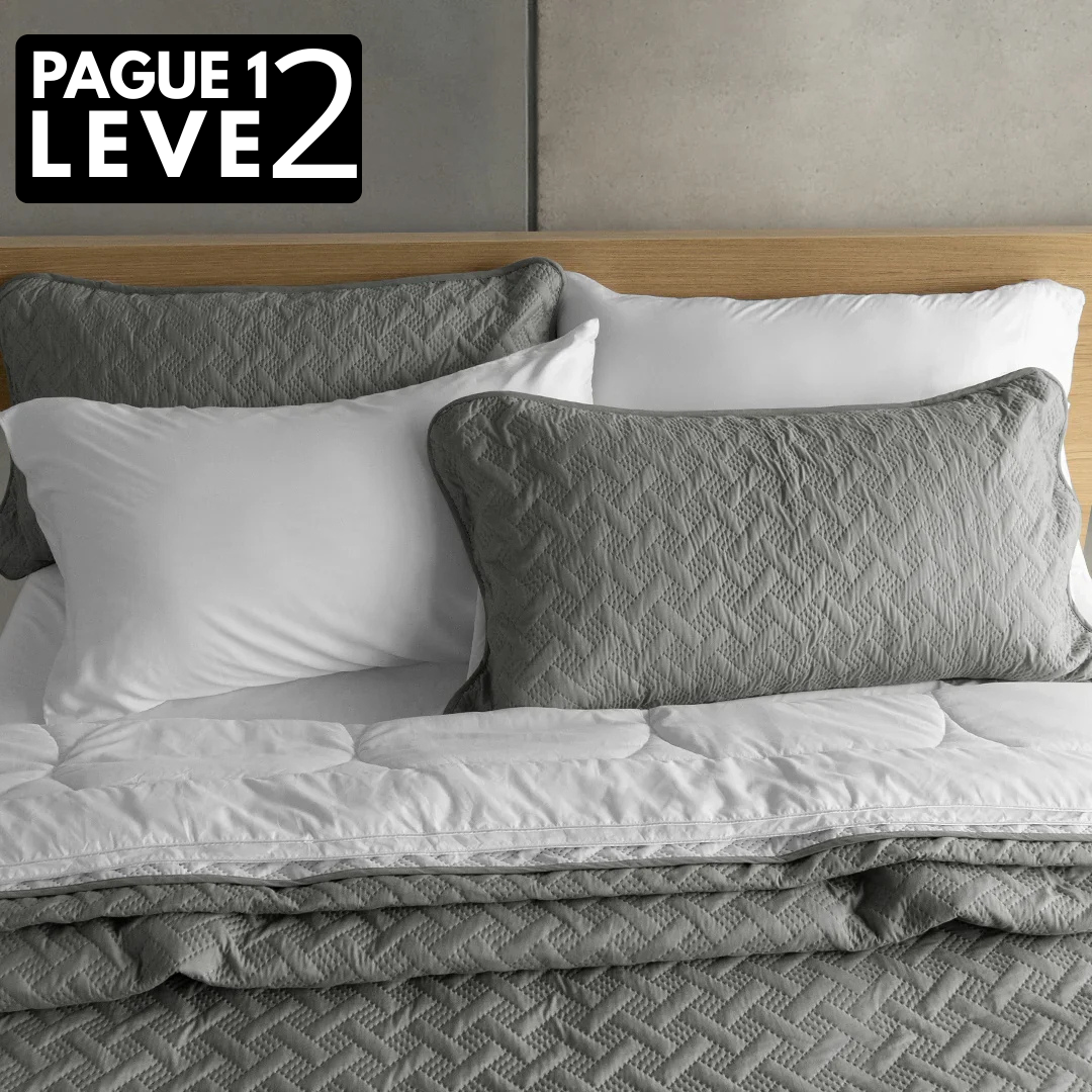 [COMPRE 1 LEVE 2] Conjunto De Cama De Bambú - Se ajusta a temperatura do seu corpo!