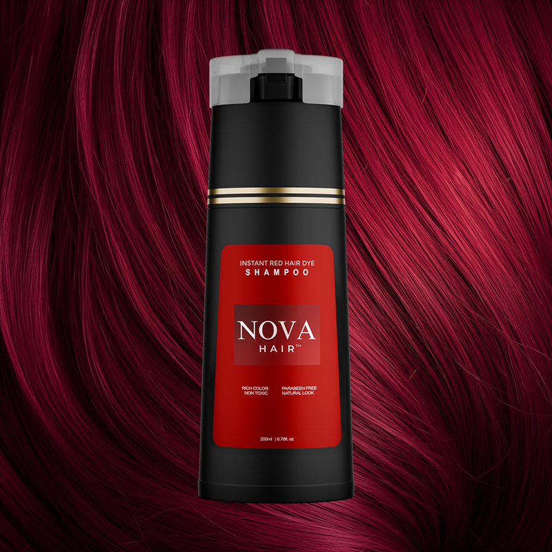 Nova Hair™ Instant Dye Shampoo Compre 1 Leve 2 + 2 Brindes: 2 Barra de Shampoo Tonifica e Realça a Cor