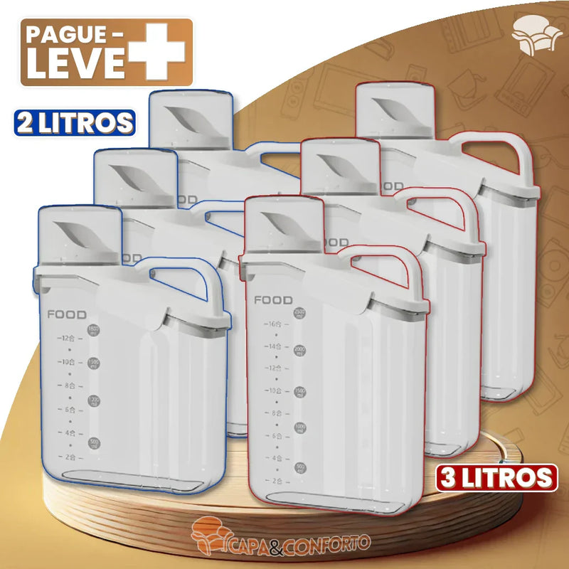 Dispenser Organizador Multifuncional Save + BRINDES: 8 Potes Organizadores