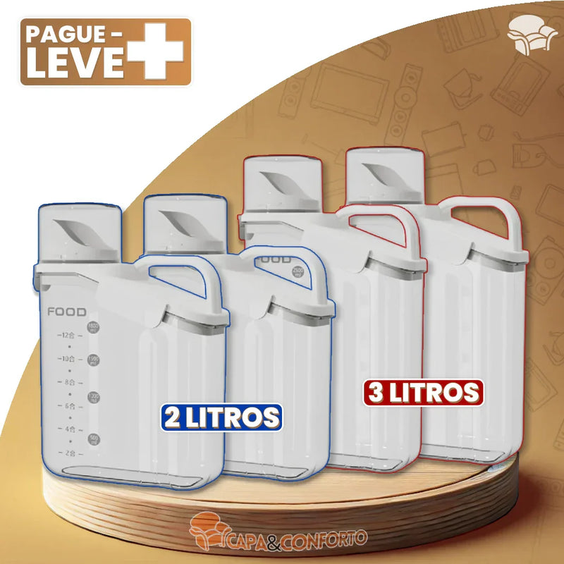 Dispenser Organizador Multifuncional Save + BRINDES: 8 Potes Organizadores