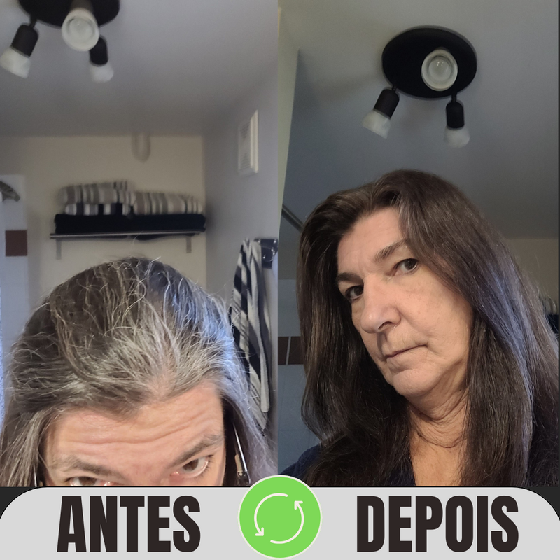 Nova Hair™ Instant Dye Shampoo Compre 1 Leve 2 + 2 Brindes: 2 Barra de Shampoo Tonifica e Realça a Cor