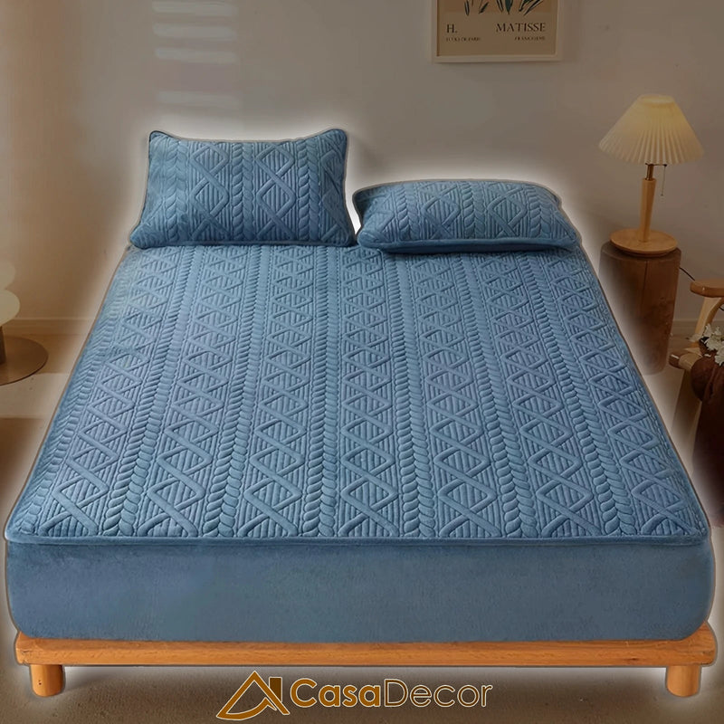 Capa de Cama Valentina (Transforme Suas Noites com Estilo!) + BRINDE: 2 Fronhas