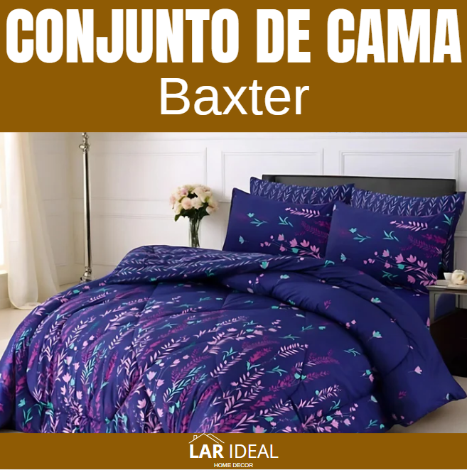 Conjunto de Cama de Seda - Baxter
