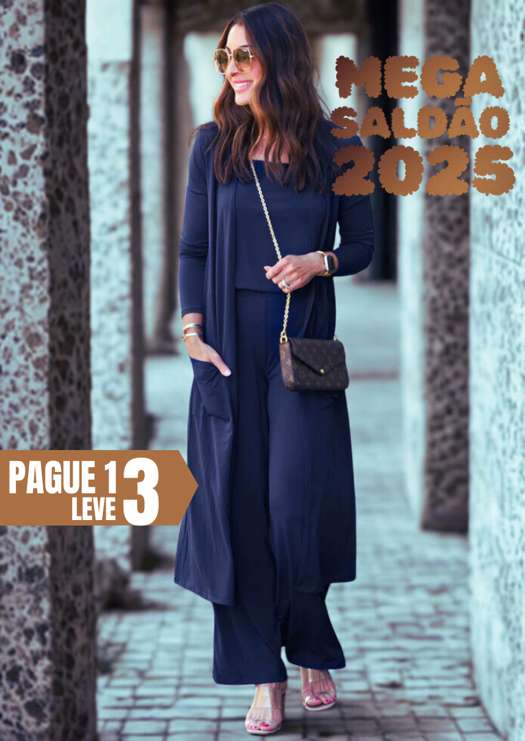Conjunto Brigitte Brianna Essential [3 PEÇAS PELO PREÇO DE 1]